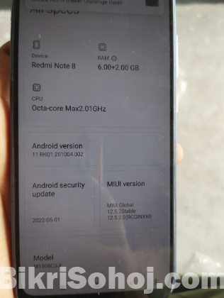 Redmi note 8 special addition